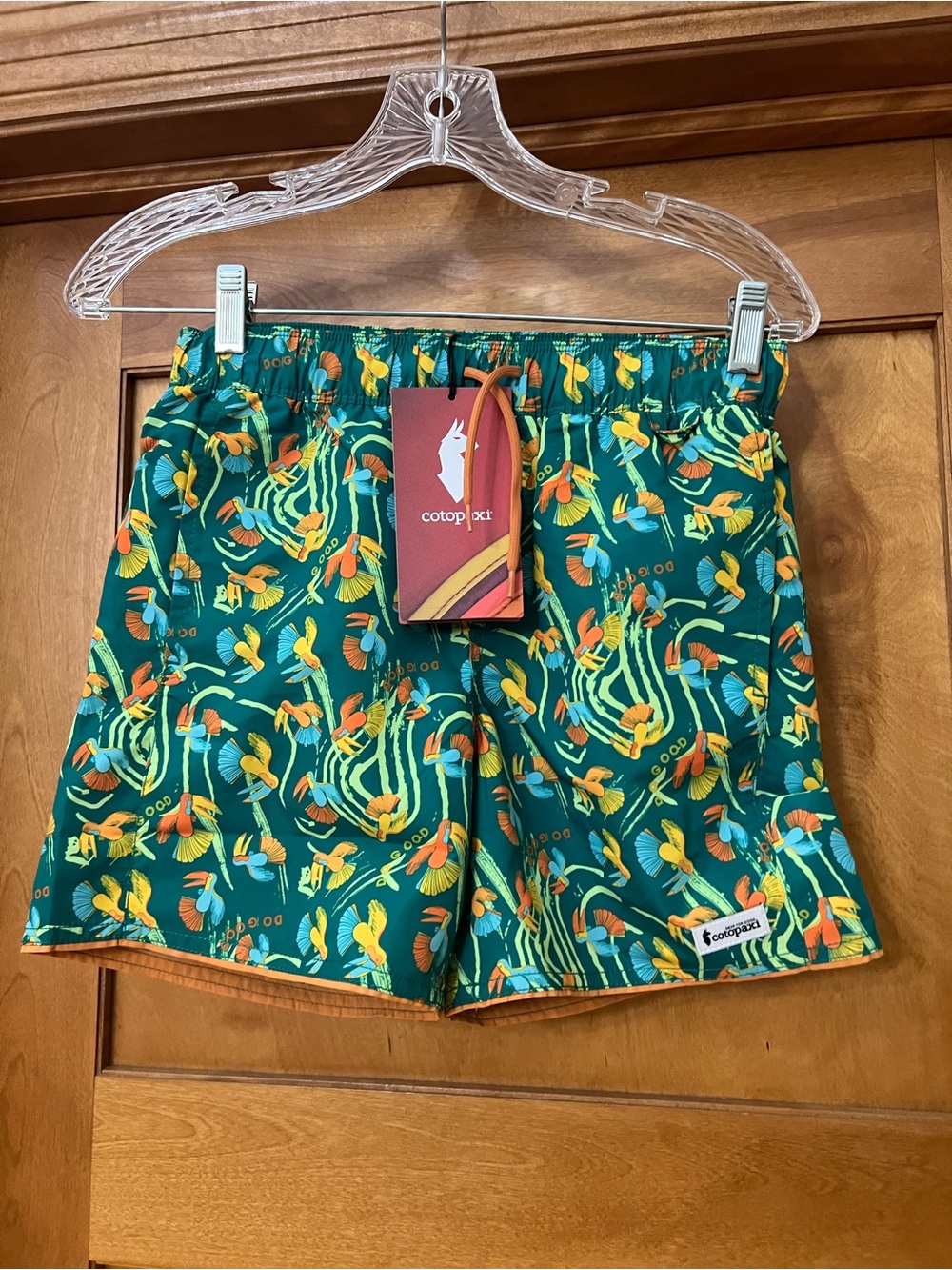 Cotopaxi Boy's Crocadilo Print Shorts Swim Trunks Size Medium NWT